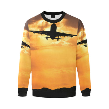 HOODIE - 106 Men's Oversized Fleece Crew Sweatshirt e-joyer